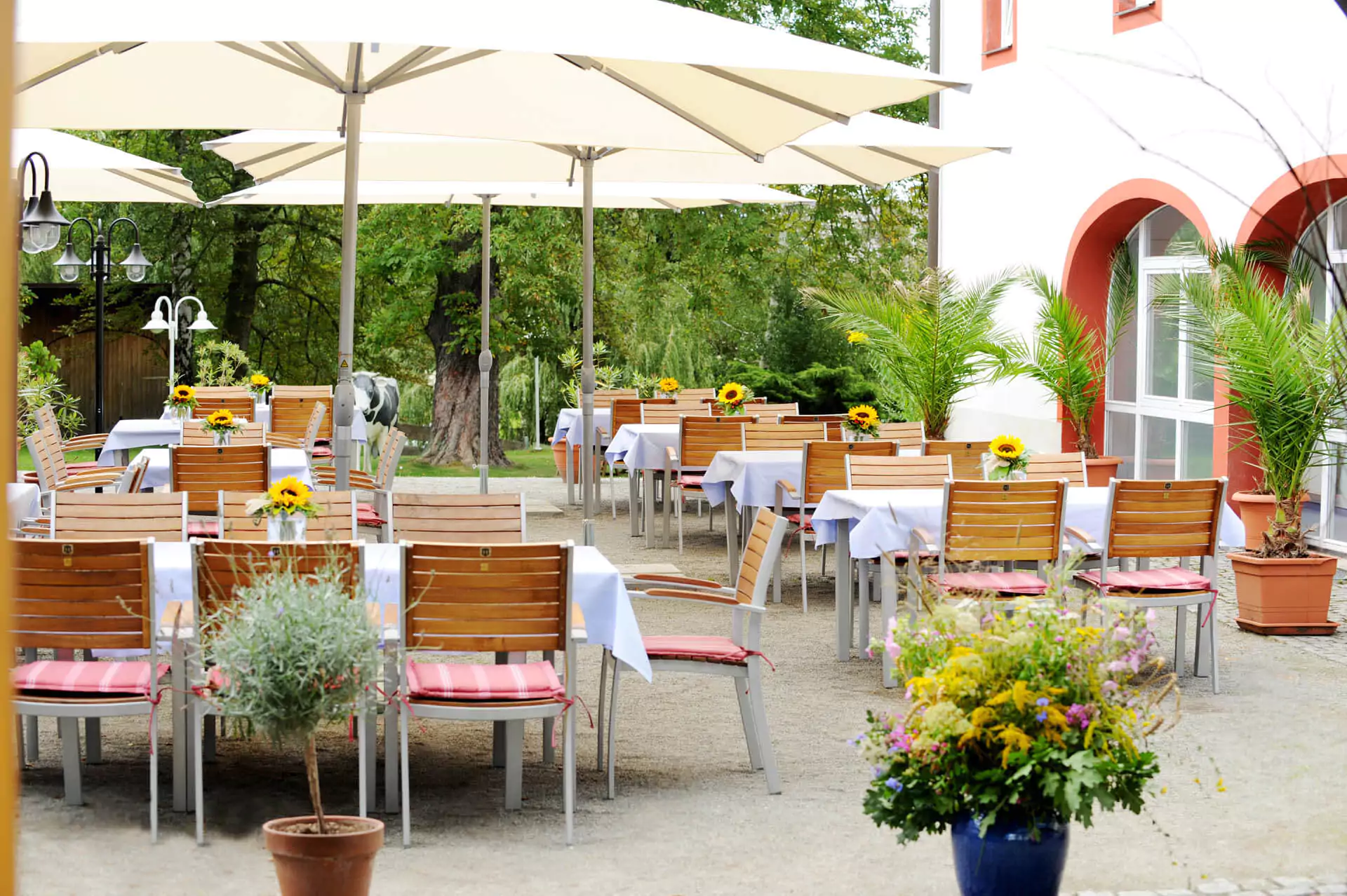 Verweilen auf der Sonnen-Terrasse